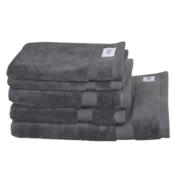 Handtuchset Schöner Wohnen Cuddly - Frottee - Hellanthrazit