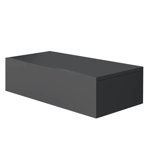 Hänge-Nachtkommode Usal M - Schwarz - Breite: 60 cm
