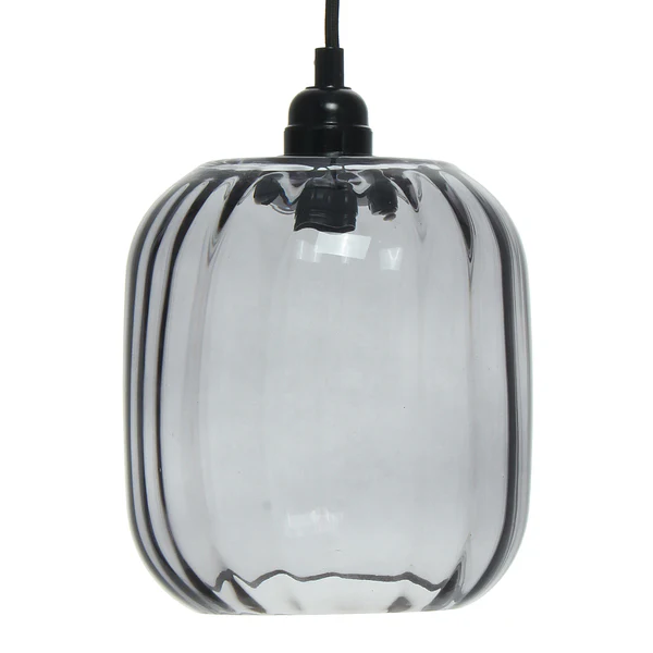 Hängeleuchte Gloria 125 - Glas - 1-flammig - Grau - Image 4