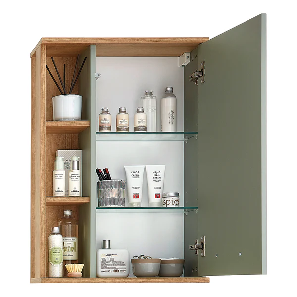 Hängeschrank Quickset 963 - Salbei / Eiche Riviera Dekor - Image 6