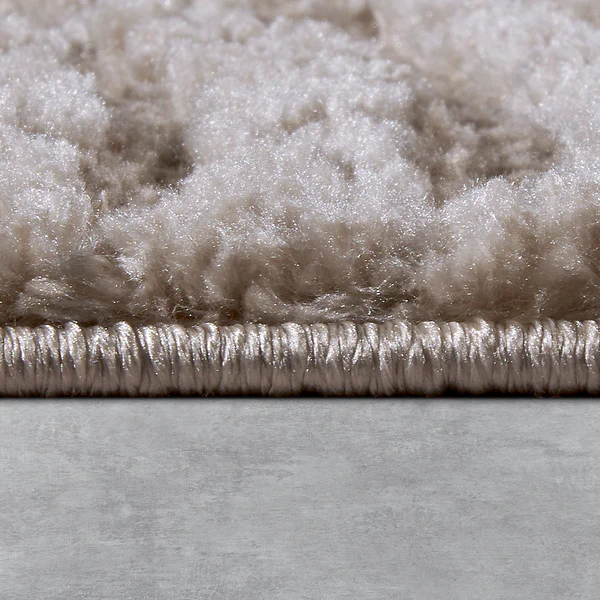 Hochflorteppich Chappe - Polyester - Beige - 80 x 120 cm - Image 6