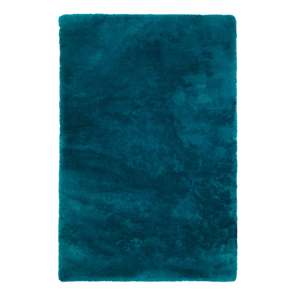 Hochflorteppich My Curacao - Polyester - 80 x 150 cm - Blau - Blau - 80 x 150 cm