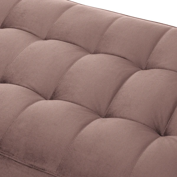 Hockerbank LAONA - Samt Pauno: Mauve - Image 6