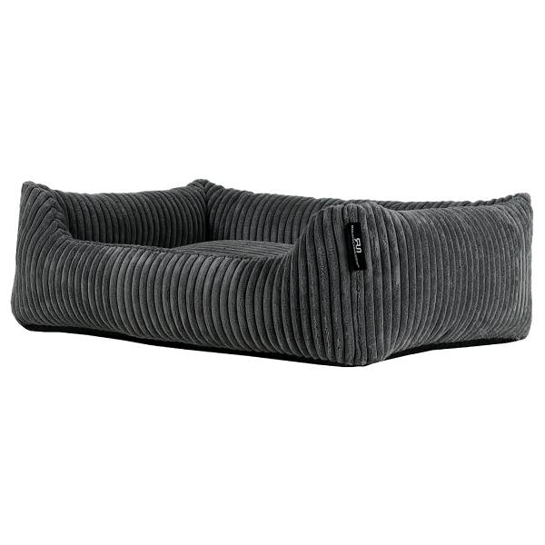 Hundebett Bamy Gr. 1 - Cordstoff - Dunkelgrau