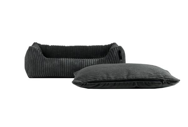 Hundebett Bamy Gr. 1 - Cordstoff - Dunkelgrau - Image 3