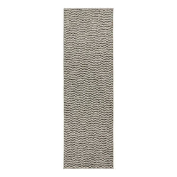 In-/ Outdoorläufer Nature 500 - Polypropylen - Anthrazit - 80 x 150 cm