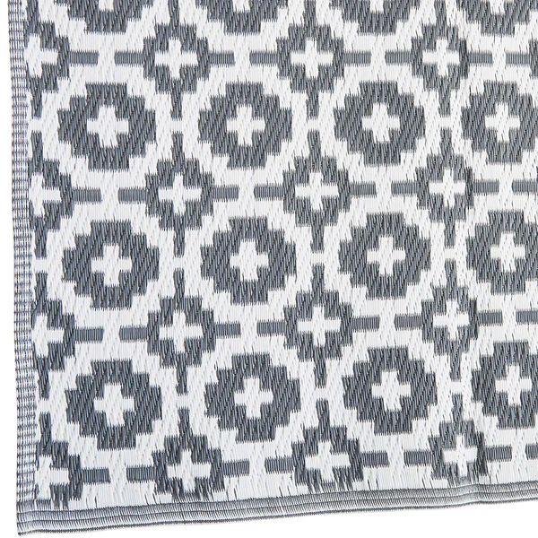 In-/Outdoorteppich COLOUR CLASH Mosaik - Polypropylen, davon mind. 20% recyceltes - Grau - 90 x 150 cm - Image 10