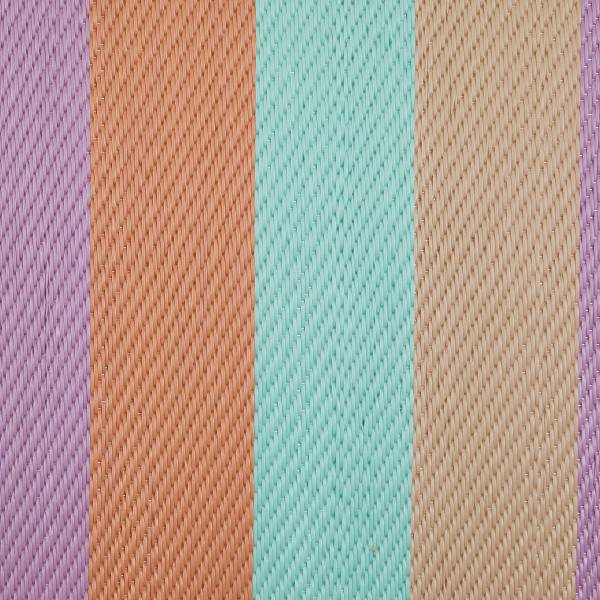 In-/Outdoorteppich COLOUR CLASH Streifen - Polypropylen / recyceltes Material - 150 x 90 cm - Image 3