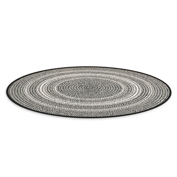 In-/Outdoorteppich Essenza VI - Polypropylen - Schwarz / Weiß - Image 4