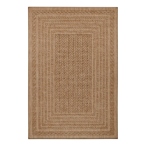In- & Outdoorteppich Limonero - Kunstfaser - Sand - 80 x 150 cm