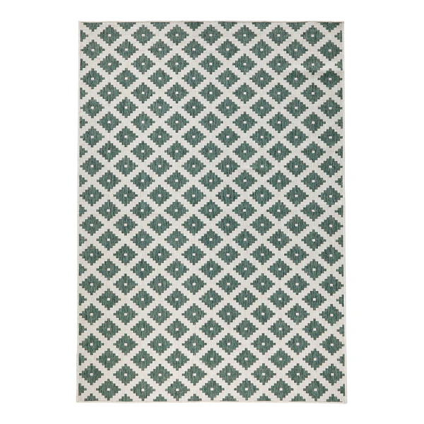 In-/Outdoorteppich Nizza - Polypropylene - Dunkelgrün - 120 x 170 cm