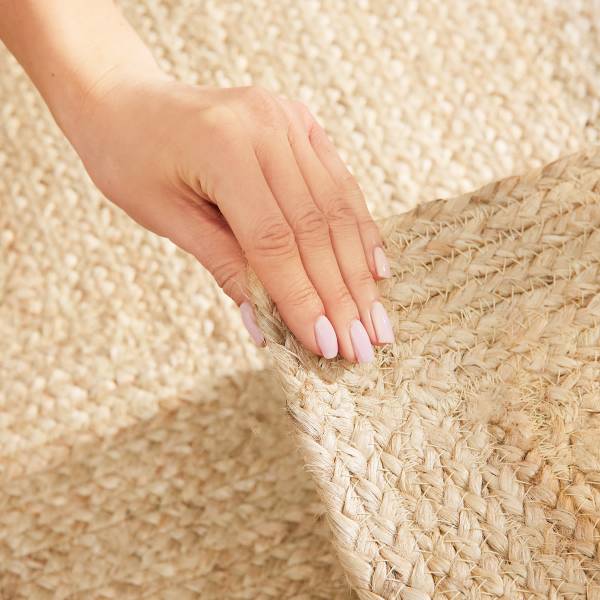 Juteteppich Sharmila - Jute - Beige - 60 x 90 cm - Image 4