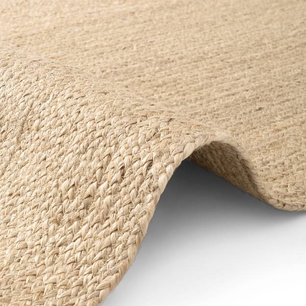 Juteteppich Sharmila - Jute - Beige - 60 x 90 cm - Image 9