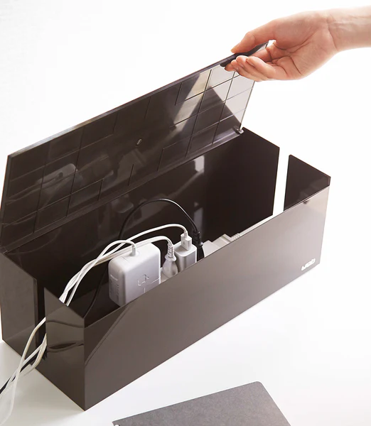 Kabelbox Web - Kunststoff - Schwarz - Image 4