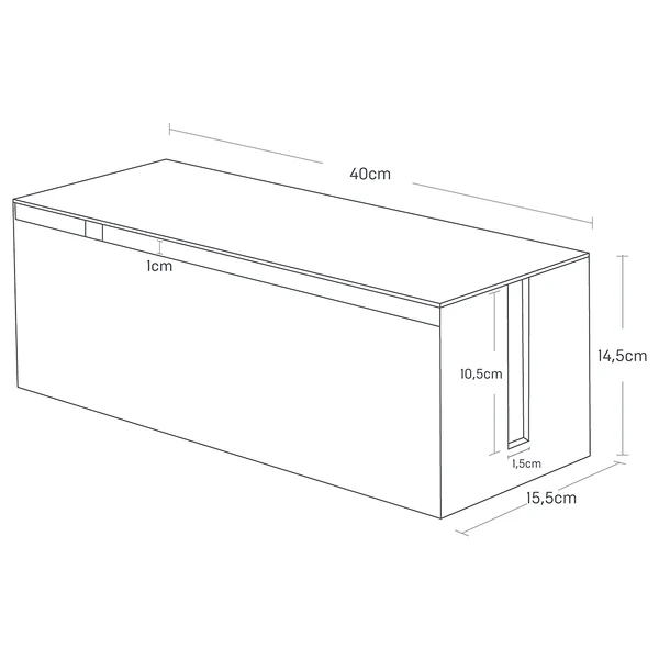 Kabelbox Web - Kunststoff - Weiß - Image 6
