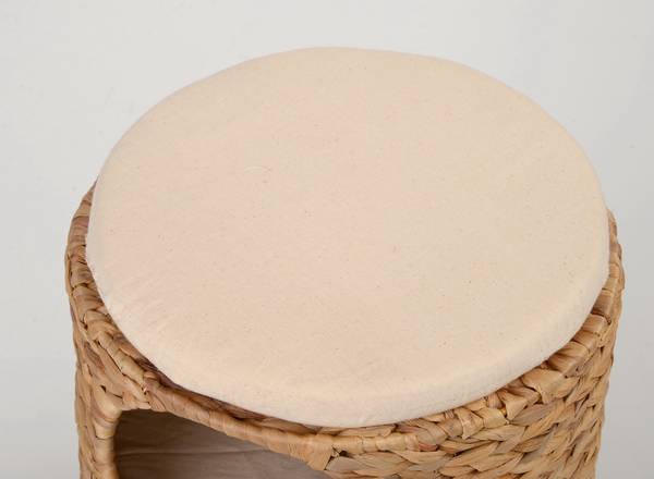 Katzentonne Fika - Wasserhyazinthe / Baumwollstoff - Braun - Image 2