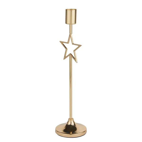 Kerzenhalter STARLET - Eisen - Gold