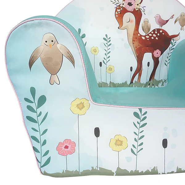 Kindersessel Fawn - Multicolor - Baumwollstoff - 34 x 42 x 51 cm - Image 5