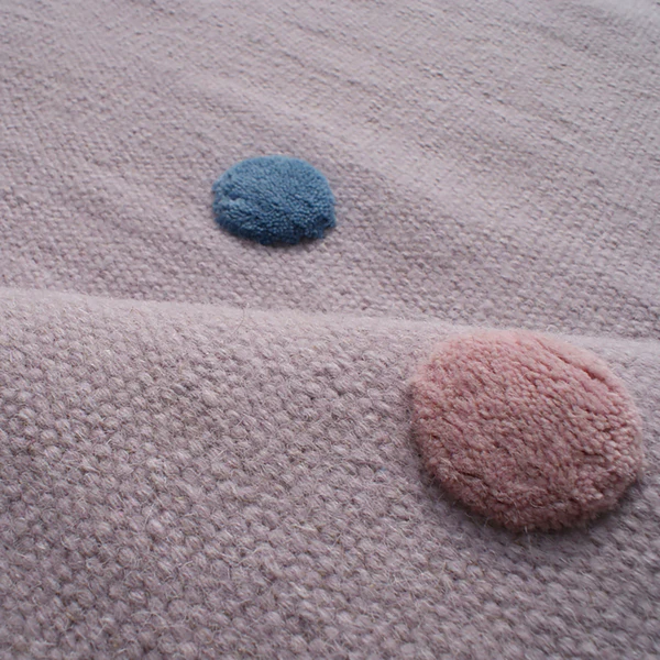 Kinderteppich Colordots - Wolle - Mauve - 160 x 230 cm - Image 3