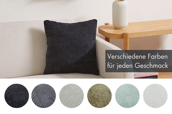 Kissen Emy - Polyester - Schwarz - Image 5