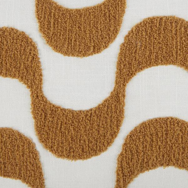 Kissen GROOVY - Baumwolle / Polyester - Hellbraun - Image 3