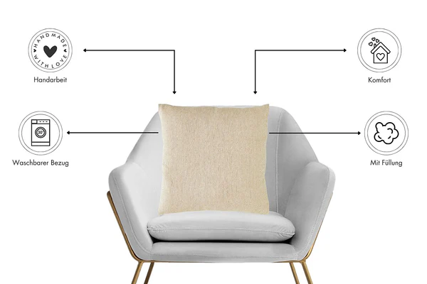 Kissen Jenny - Polyester - Beige - Image 13