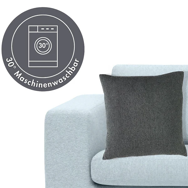 Kissen Jenny - Polyester - Dunkelgrau - Image 15
