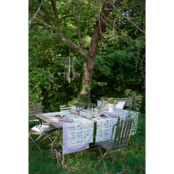 Kissenbezug 7304 - Baumwollstoff - Lila / Grün - 49 x 49 cm - Image 2