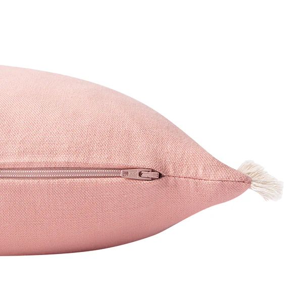 Kissenbezug Fringed Cotton - Baumwolle - Rosa - Image 2