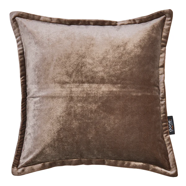 Kissenbezug Glam - Mischgewebe - Schokolade/ Braun - 45 x 45 cm