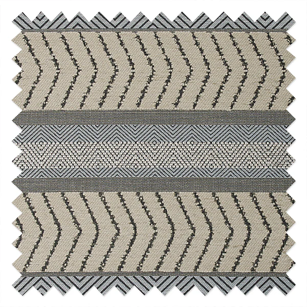 Kissenbezug Ilona - Polyester / Polyacryl - Grau - 38 x 38 cm - Image 2