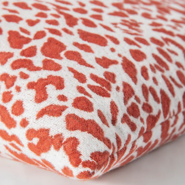 Kissenbezug Leopardo - Jacquard - Rostbraun - Image 2