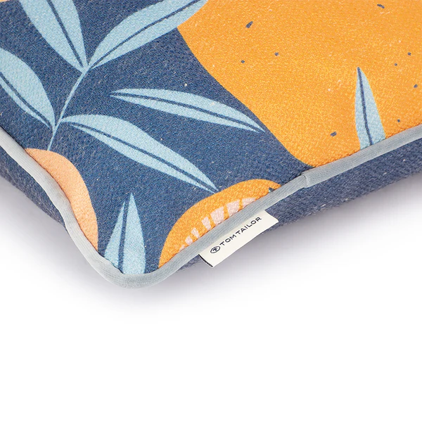 Kissenbezug Oranges - Polyester / Baumwolle - Navy - Image 5