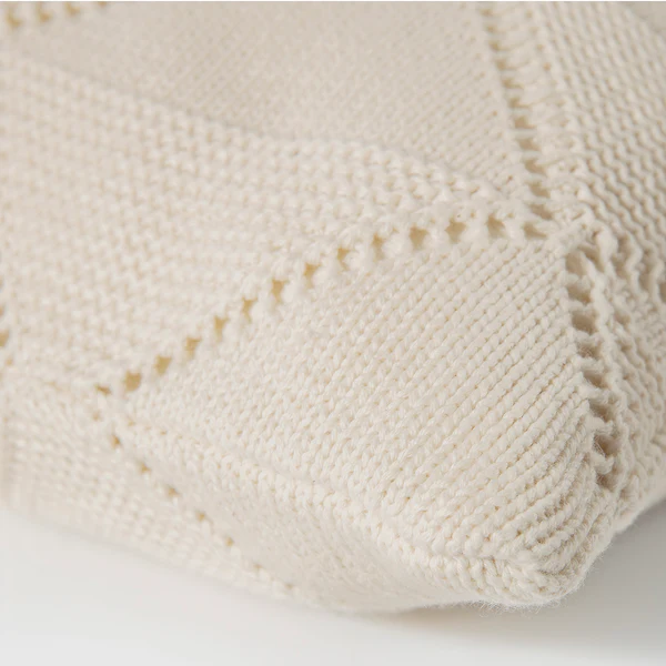 Kissenbezug Purl - Jacquard - Creme - Image 3