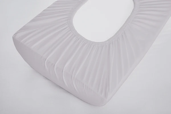 Kissenspannbezug Basti - Baumwolle / Elastan - 58 x 39 cm - Lichtgrau - Image 2