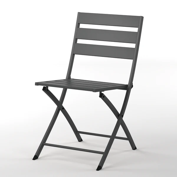 Klappstuhl Kovo 2er-Set - Stahl - Anthrazit - Image 2