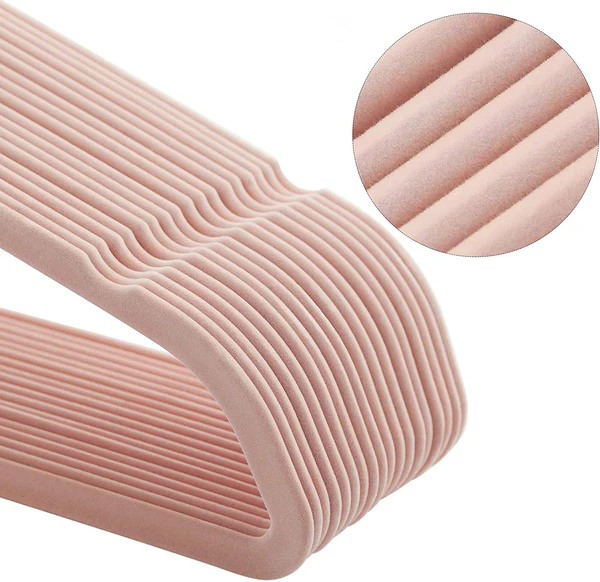 Kleiderbügel Ashbury (50er-Set) - ABS-Kunststoff - Rosa / Gold - Image 3
