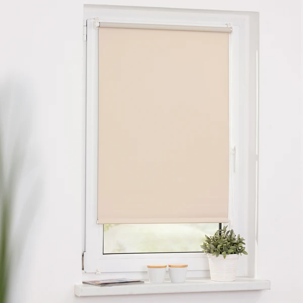 Klemmfix-Rollo Clanes - Polyester - Creme - 100 x 150 cm - Image 2