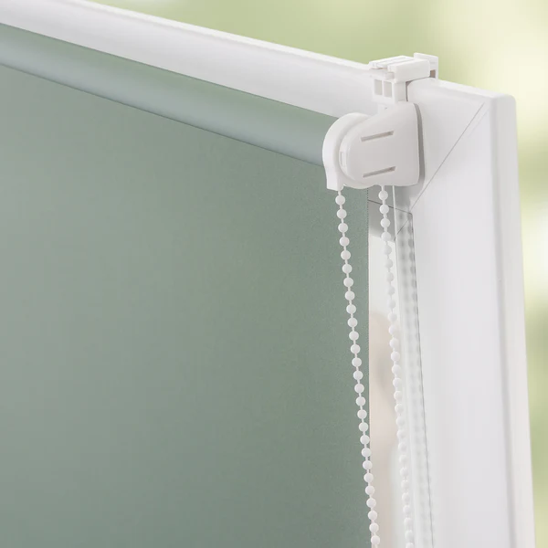 Klemmfix-Rollo Clanes - Polyester - Grün - 100 x 150 cm - Image 4