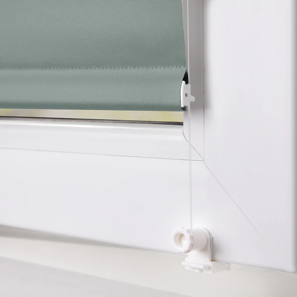 Klemmfix-Rollo Clanes - Polyester - Grün - 100 x 150 cm - Image 6