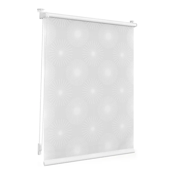 Klemmfix Rollo Sonne - Polyester - Weiß - 90 x 220 cm - Image 3