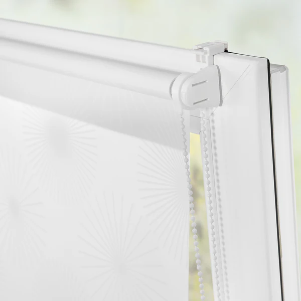 Klemmfix Rollo Sonne - Polyester - Weiß - 90 x 220 cm - Image 4