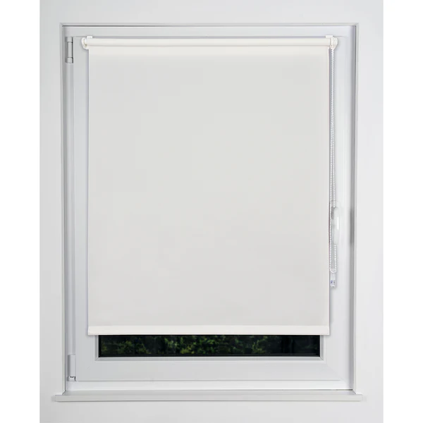 Klemmfix Thermo-Rollo Win Verdunkelnd - Polyester - Weiß - 120 x 160 cm - Image 3