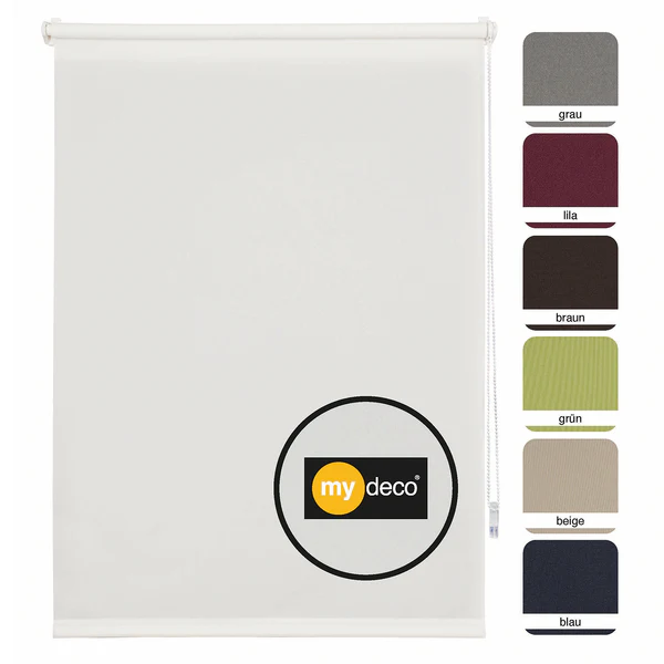 Klemmfix Thermo-Rollo Win Verdunkelnd - Polyester - Weiß - 85 x 160 cm - Image 6
