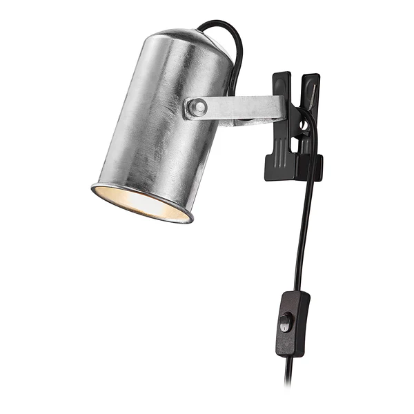 Klemmleuchte Porter - Aluminium - Silber - 1-flammig