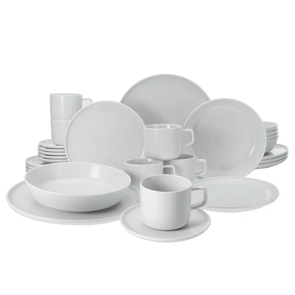 Kombiservice Chef Collection - Porzellan - Weiß - 30-teilig