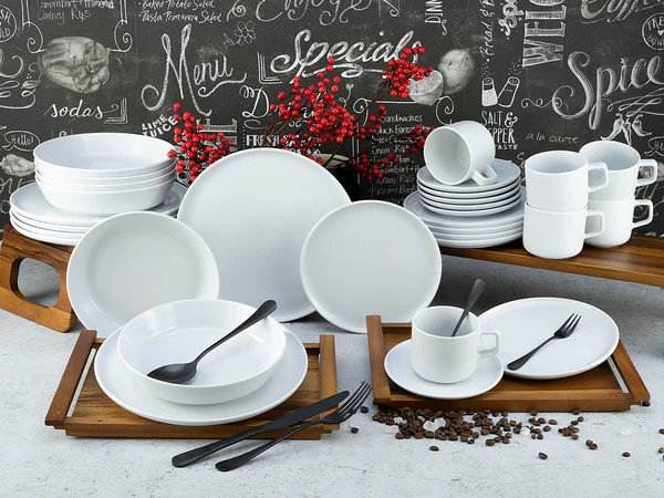 Kombiservice Chef Collection - Porzellan - Weiß - 30-teilig - Image 2