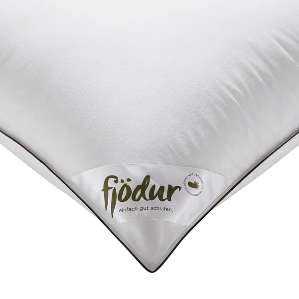 Kopfkissen Fjödur Fiona II - Federn / Daunen - Weiß - 80 x 80 cm - Image 2