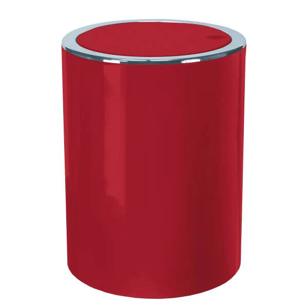 Kosmetikeimer Clap Granat - Rot - ABS - 19 x 25 x 19 cm