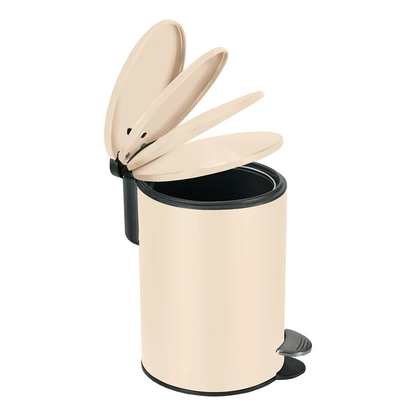 Kosmetikeimer Silence - Edelstahl - Beige - Image 4